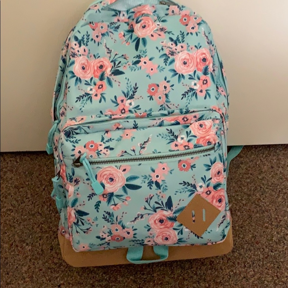 Girls multi pockets book bag. Brand new